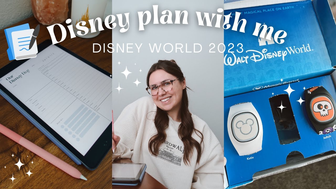 Disney World plan with me 2023 ✨ Picking our resort, ordering magic bands, & planning in Goodnotes!