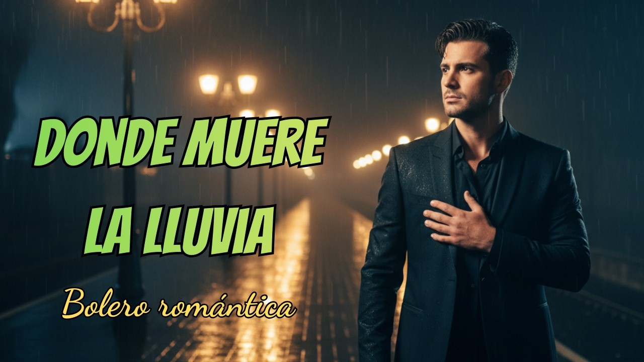 Donde Muere la Lluvia | Bolero Romántico en Español | Canción de Amor Voz Masculina