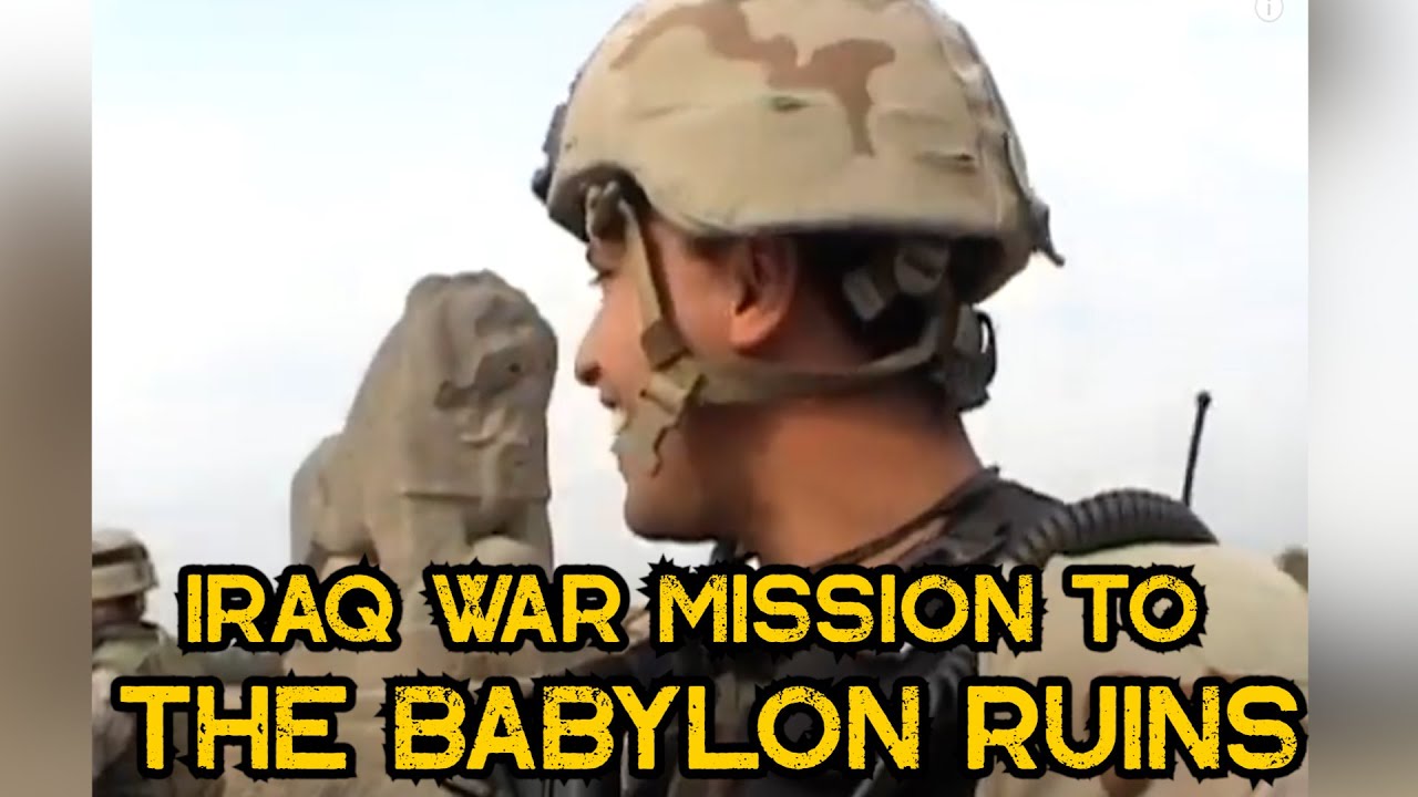 A Wartime tour of the Babylonian Ruins | Iraq War Footage by JangoMike #iraq #army #usa