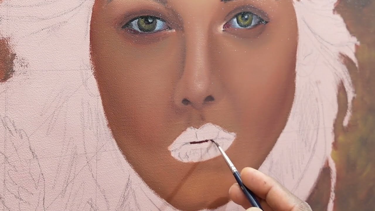 oil paint portrait