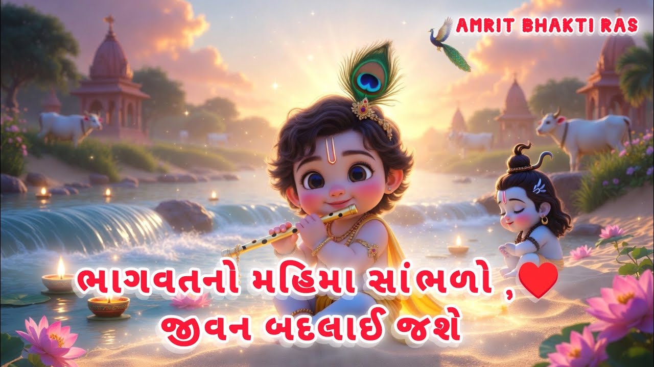 શ્રીમદ ભાગવતનો મહિમા 🙏 રોજ સાંભળો આ સુંદર ભજન | Krishna Bhajan | Bhagwat Mahima Bhajan Gujarati