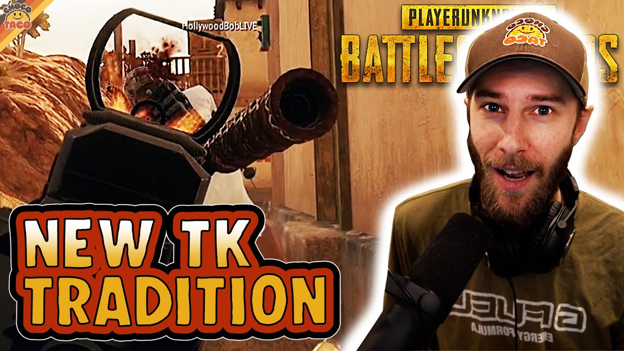 chocoTaco Starts a New TK Tradition ft. HollywoodBob - PUBG Duos Gameplay