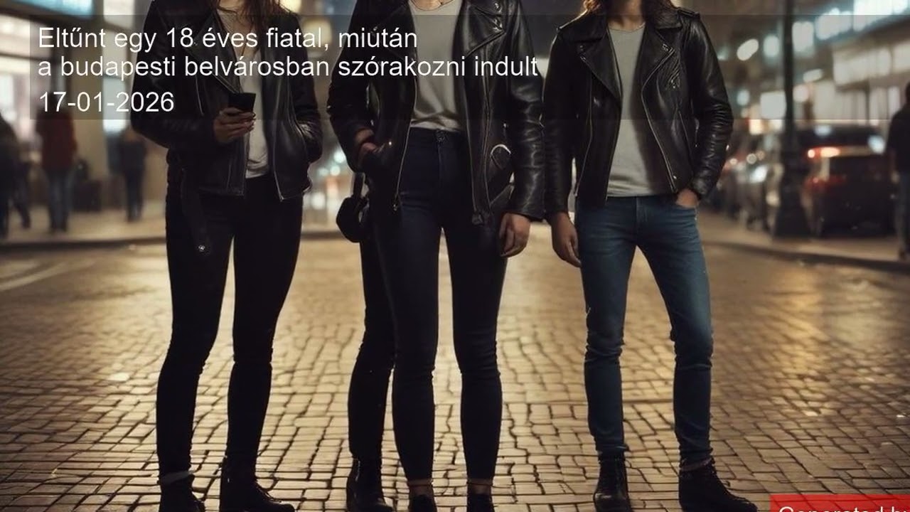 Eltűnt egy 18 éves fiatal, miután a budapesti belvárosban szórakozni indult