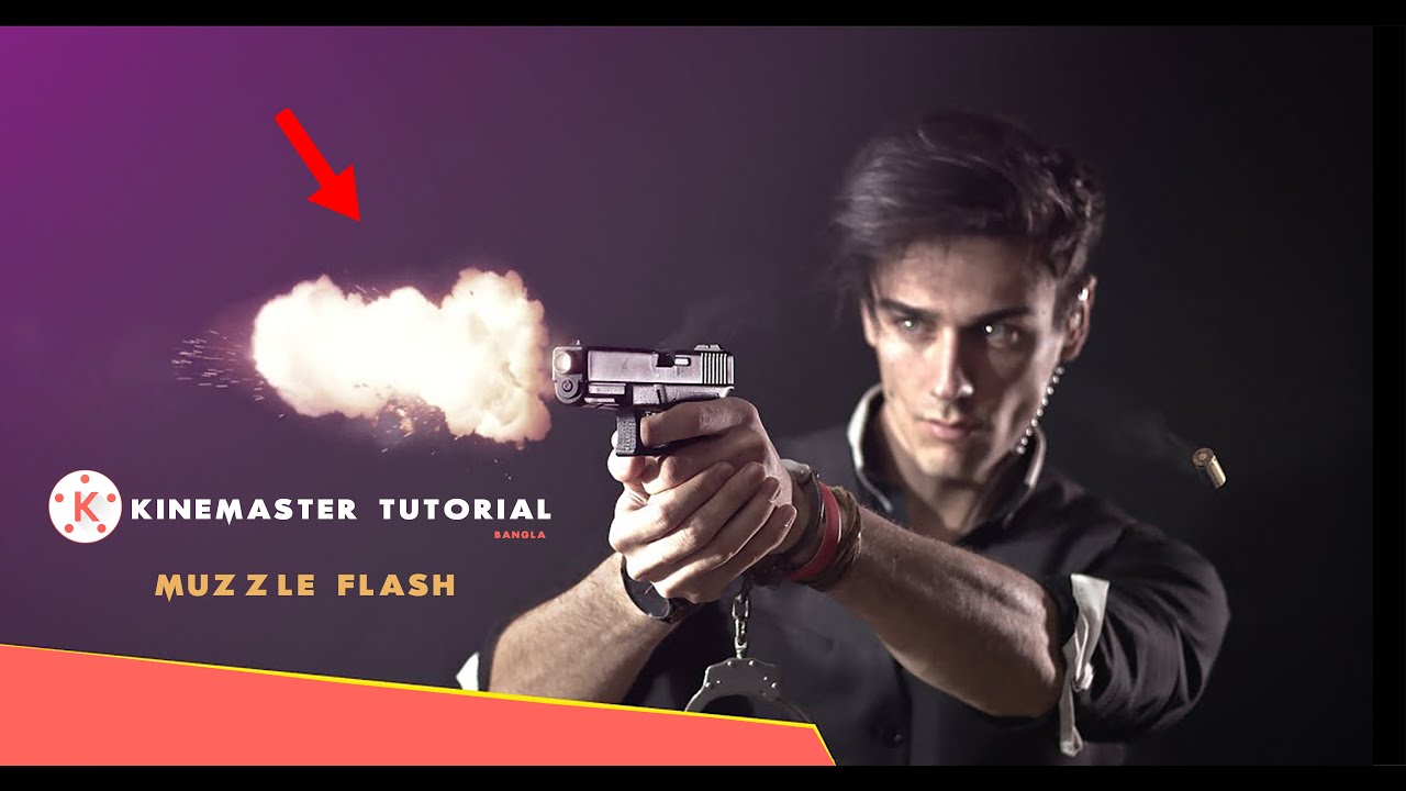 kinemaster gun fire green screen
