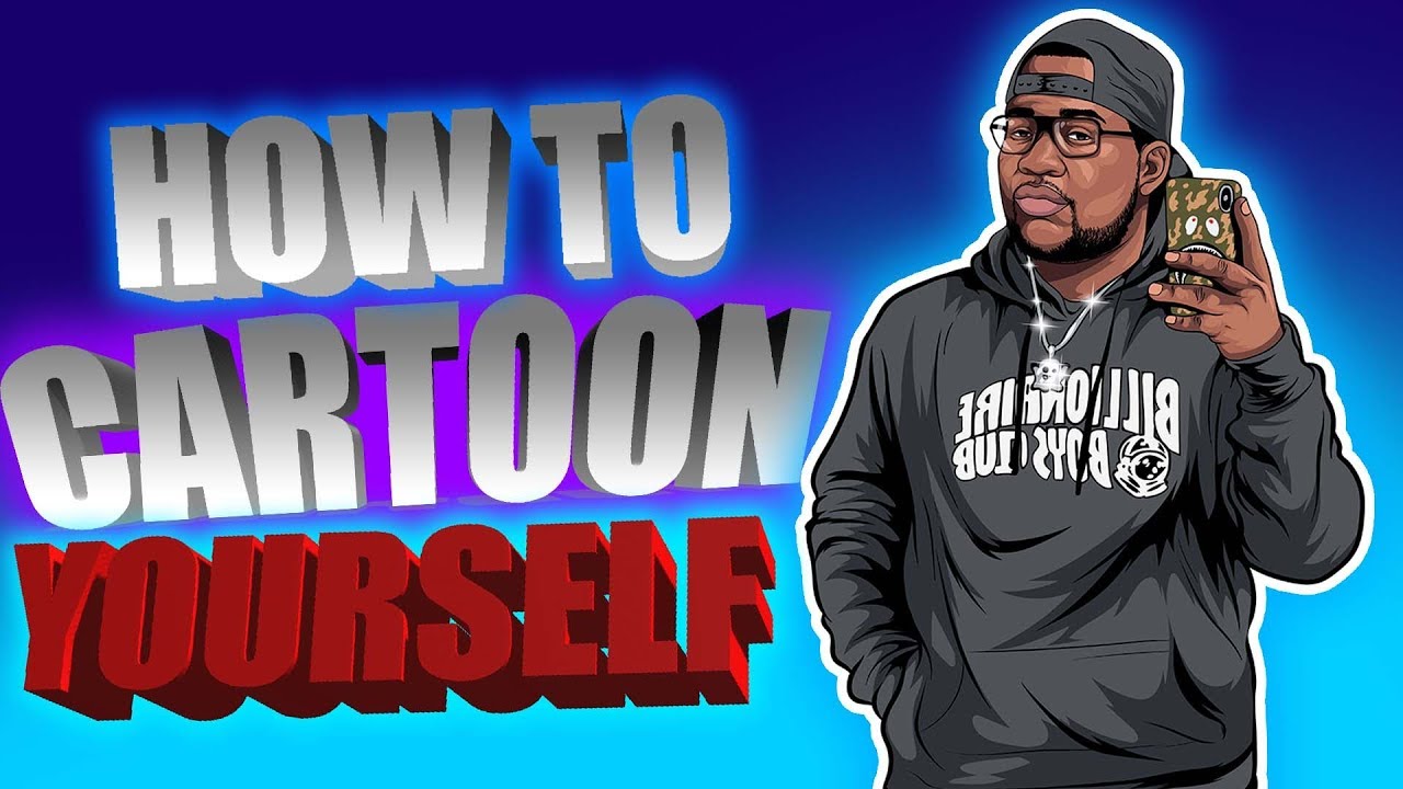 How To Cartoon Yourself !( ADOBE ILLUSTRATOR )