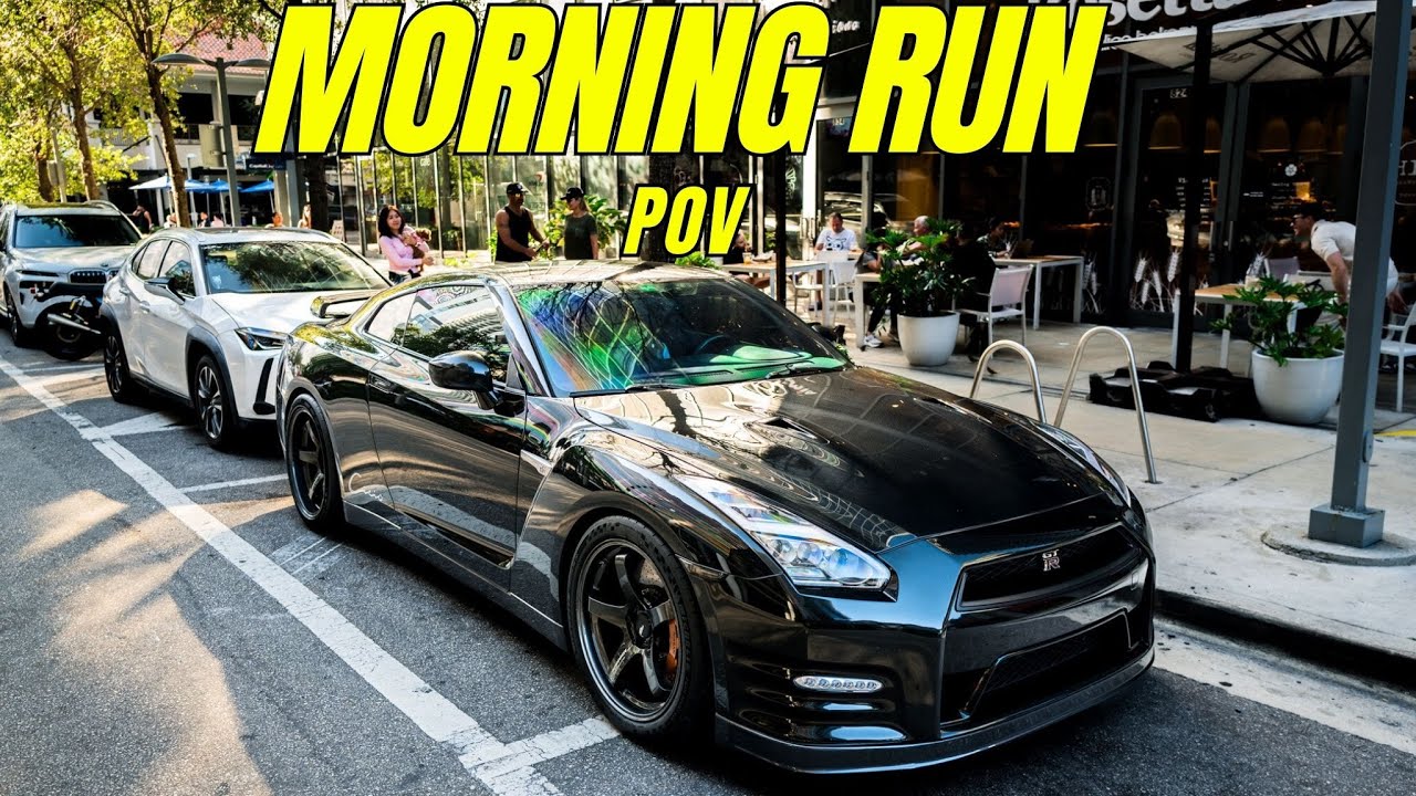 COME GRAB COFFEE WITH ME - NISSAN GTR R35 POV DRIVE