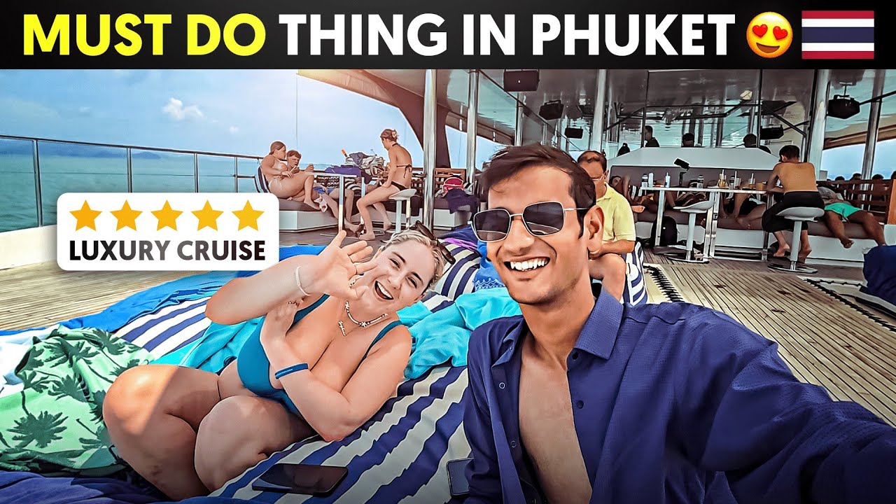 Luxury Cruise in Phuket, Thailand 🇹🇭 || James Bond Island Tour