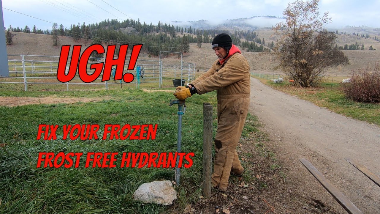 Frozen Frost Free Hydrant Fixes for Your Frost Free Hydrants