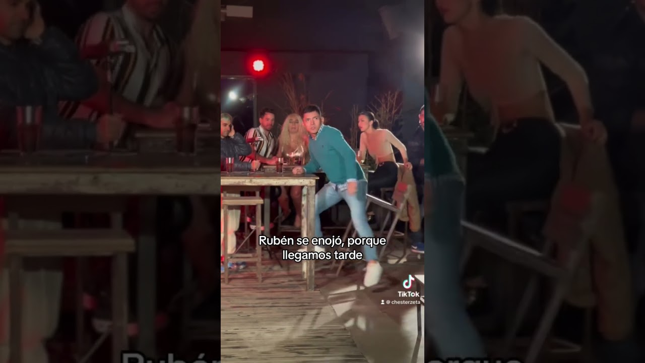 Rub&eacute;n tuesta se enojo 😥en la grabaci&oacute;n de su videoclip