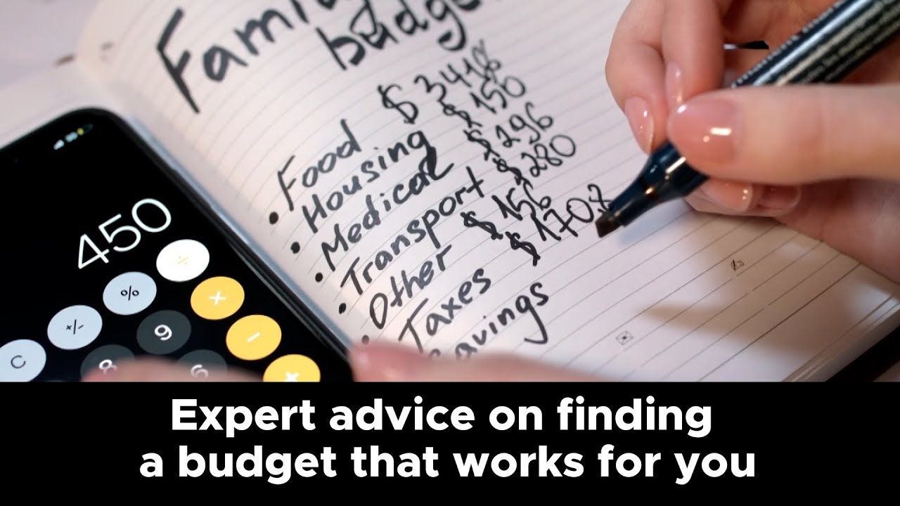 Expert advice on finding a budget that works for you