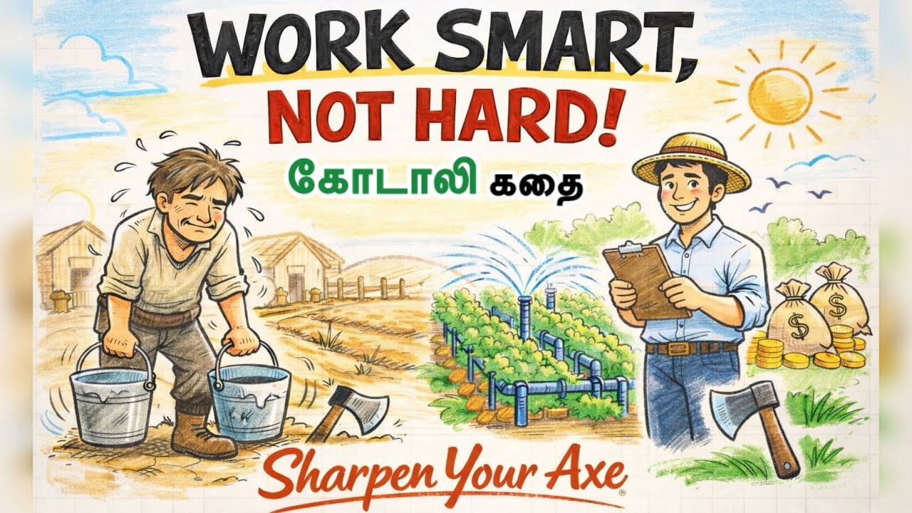 Work Smart, Not Hard | உழைப்பா? புத்திசாலித்தனமா? | Smart Work Life Lesson