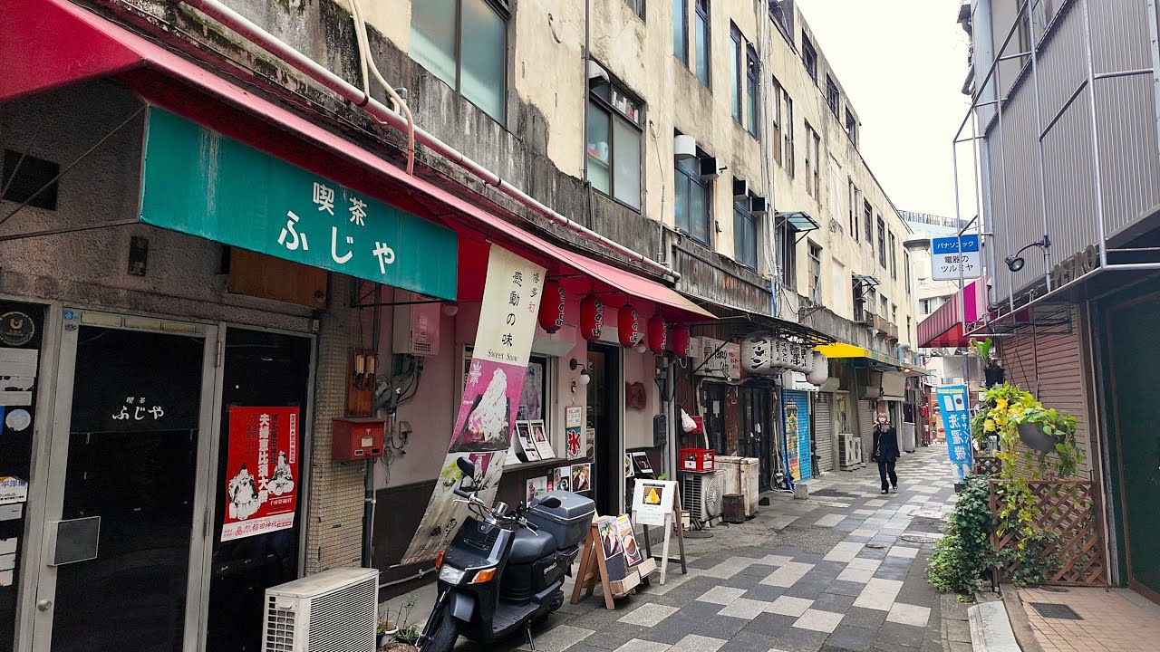 福岡 中洲川端を散歩【4K福岡街歩き】Japan Fukuoka 4K walking tour/Nakasu-Kawabata,Fukuoka
