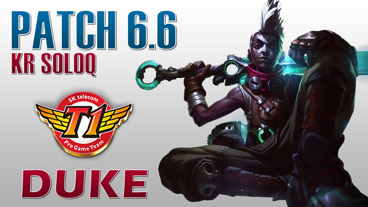 SKT T1 Duke - Ekko Top Lane - KR SoloQ