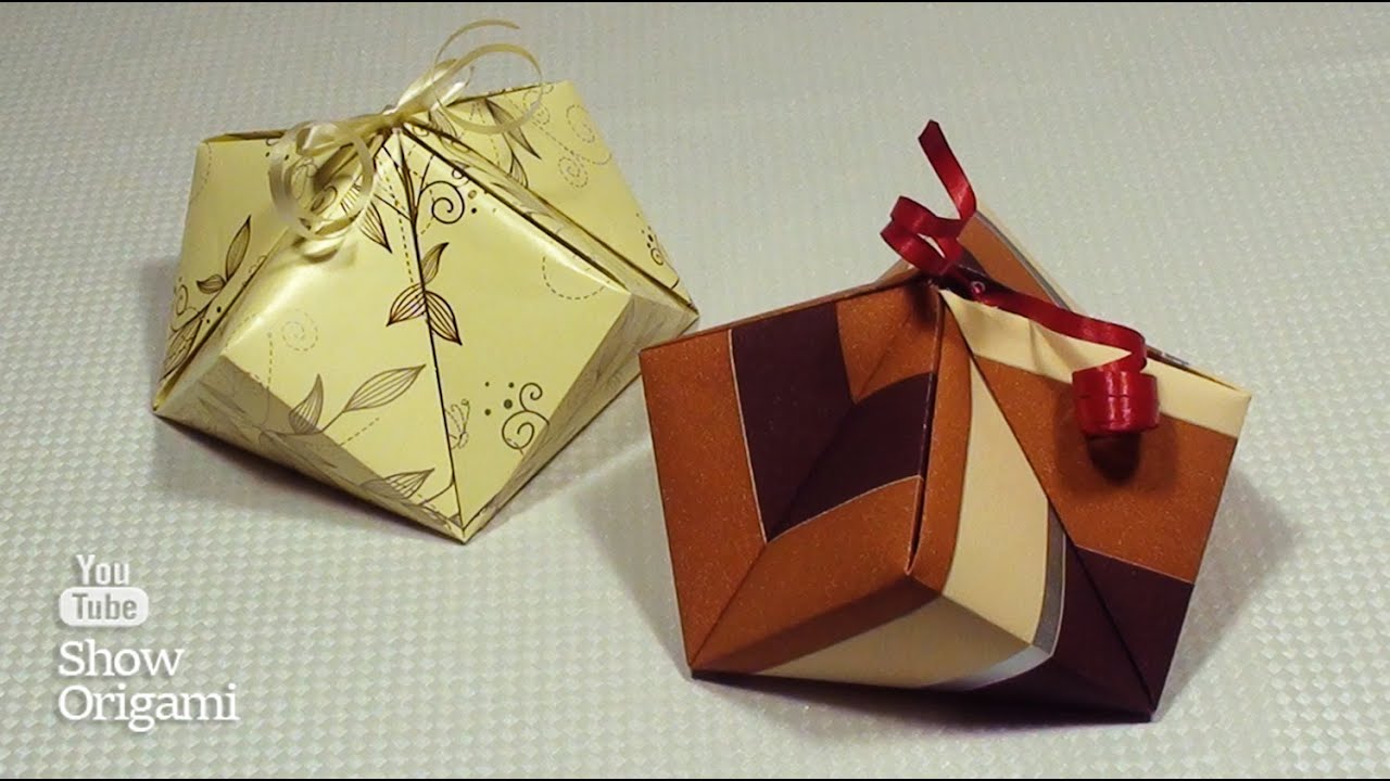 МАЛЕНЬКАЯ КОРОБОЧКА из бумаги своими руками
