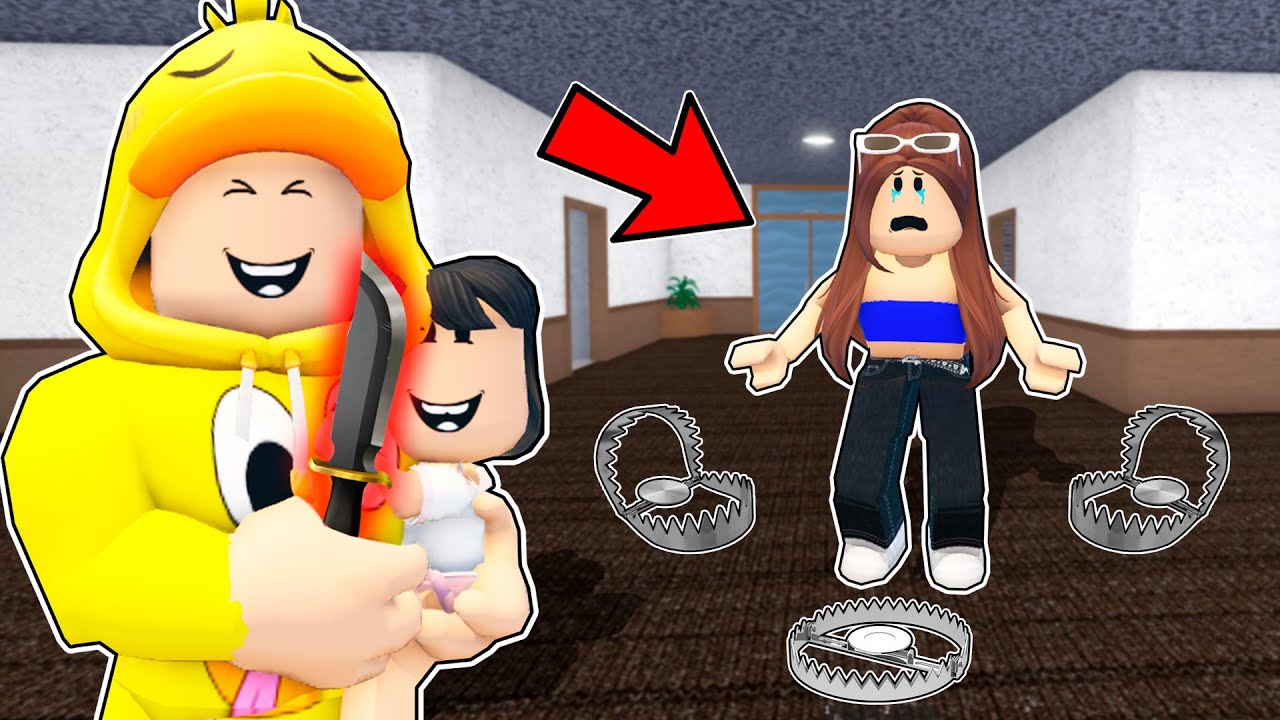 HICE TRAMPAS CON MI BEBÉ PARA GANAR A MELINA EN MURDER MYSTERY ROBLOX!