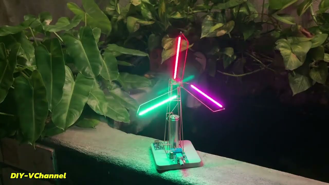 DIY Kinetic Windmill Lamp: Full Build Guide & Parts Kit Showcase! 🛠️💡