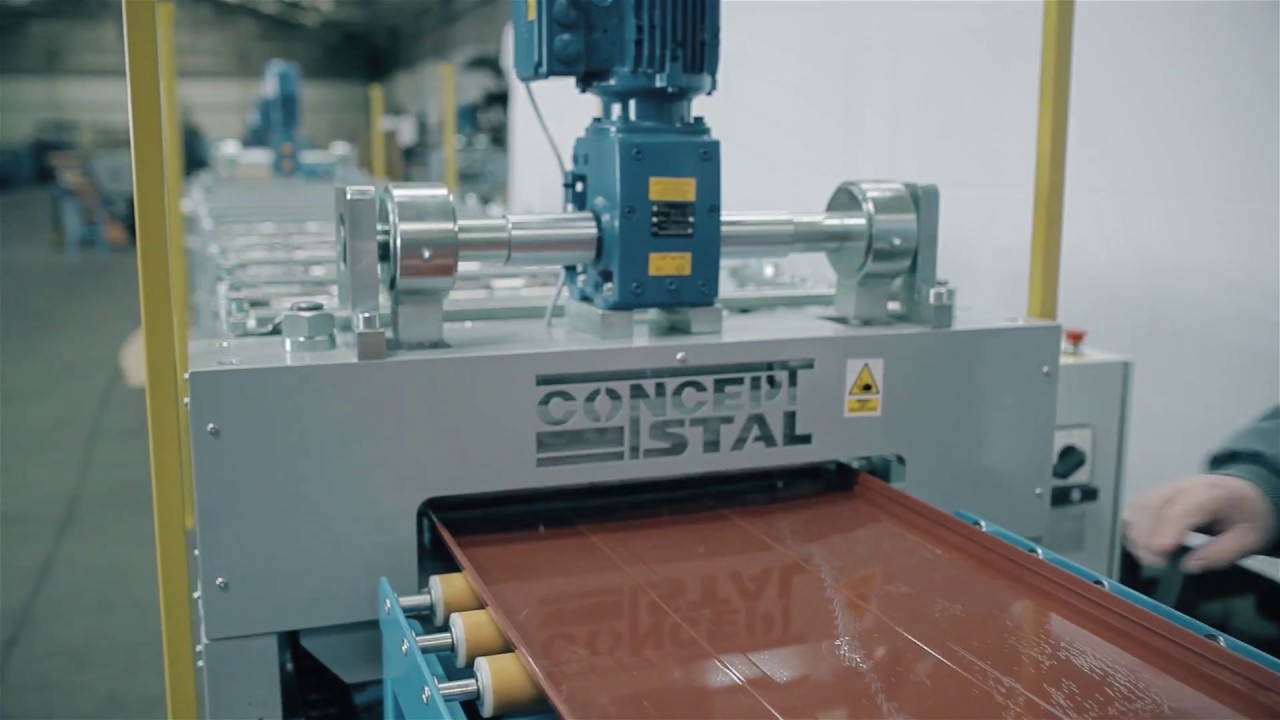 Concept Stal - Roof panels with standing seam (Original production sound)