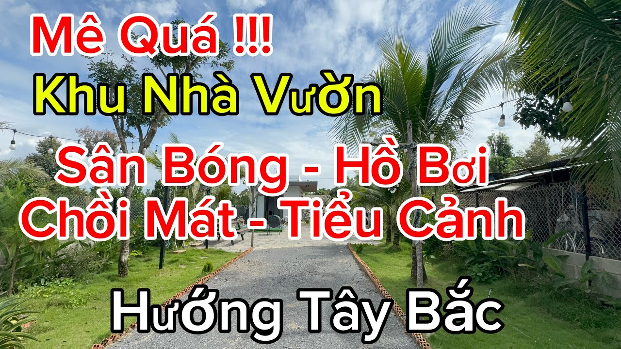 Cận Cảnh Nhà Vườn - Khu vui Chơi Độc Nhất Nằm Gần Quốc Lộ 20 Rộng 1000m2 ( Sổ Hồng Sẵn )