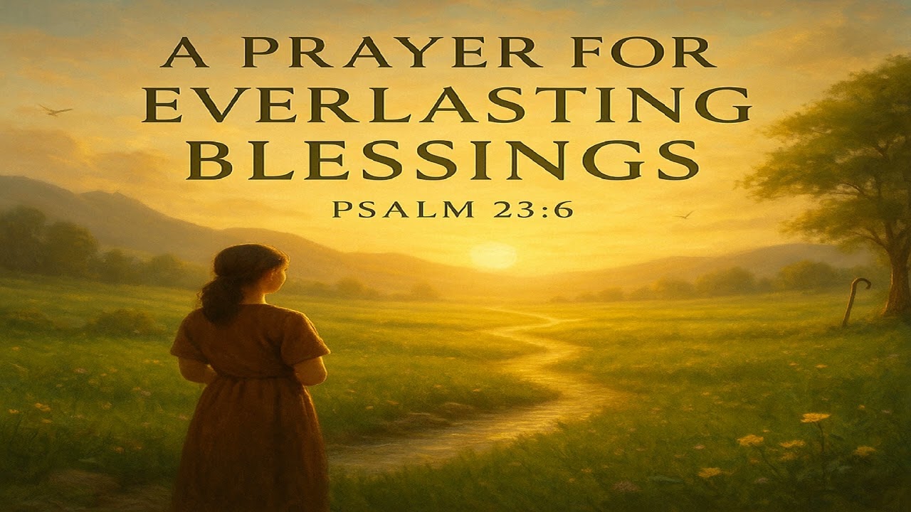 A Prayer for Everlasting Blessings | Psalm 23:6 | Receive God's Goodness and Mercy Daily