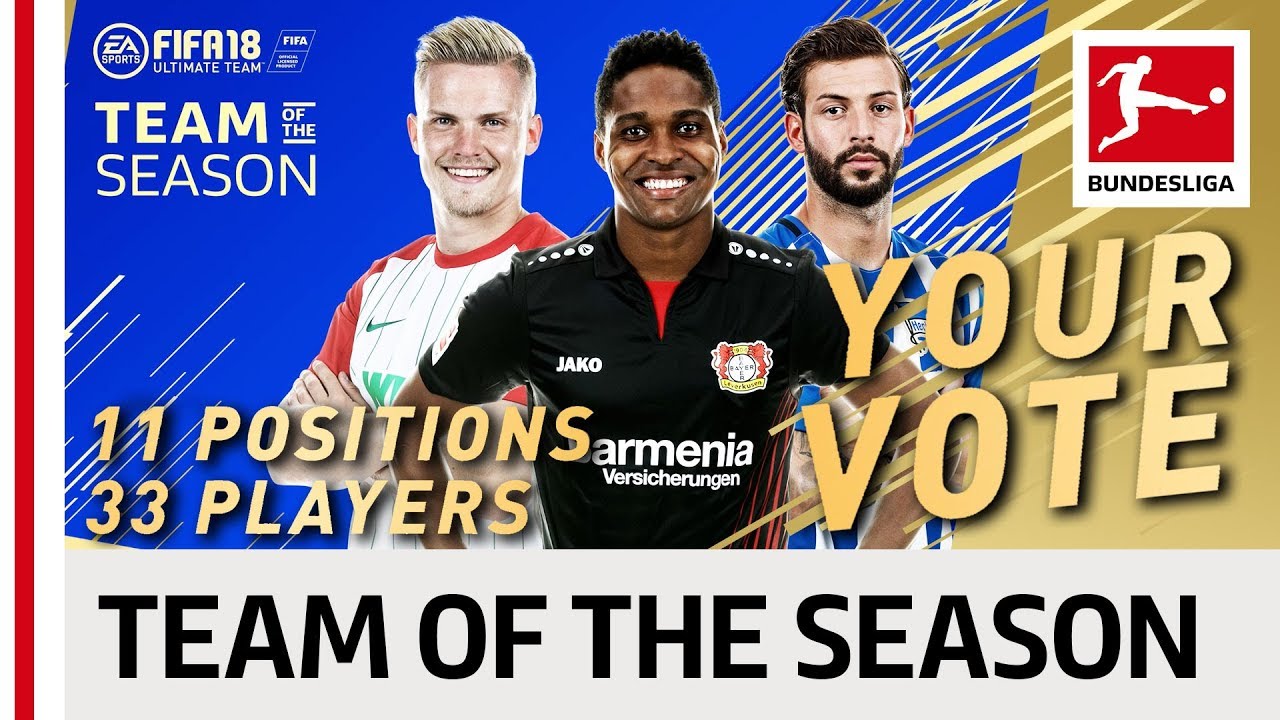 EA SPORTS FUT 18 Bundesliga Team Of The Season - Max, Wendell or Plattenhardt? Vote Now!