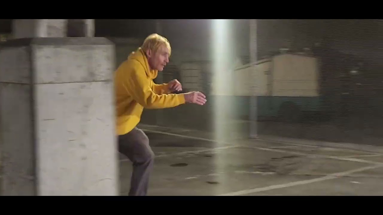 Malarkey barrage in the parking garage 
