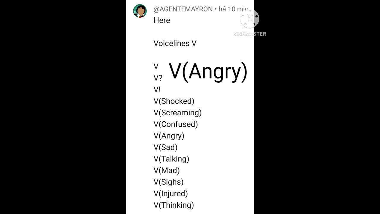 V voicelines for @AGENTEMAYRON #alphabetlore
