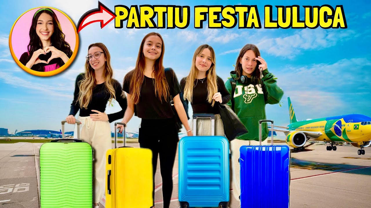 DEU CERTO! VAMOS VIAJAR PARA O BRASIL PRA FESTA DA LULUCA! ✈️🇧🇷