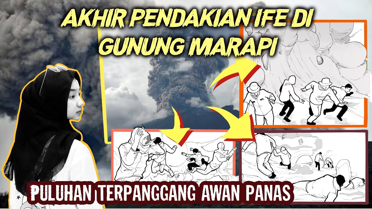 TR4GEDI Puluhan Pendaki di Puncak MARAPI - Erupsi Gunung Marapi 2023