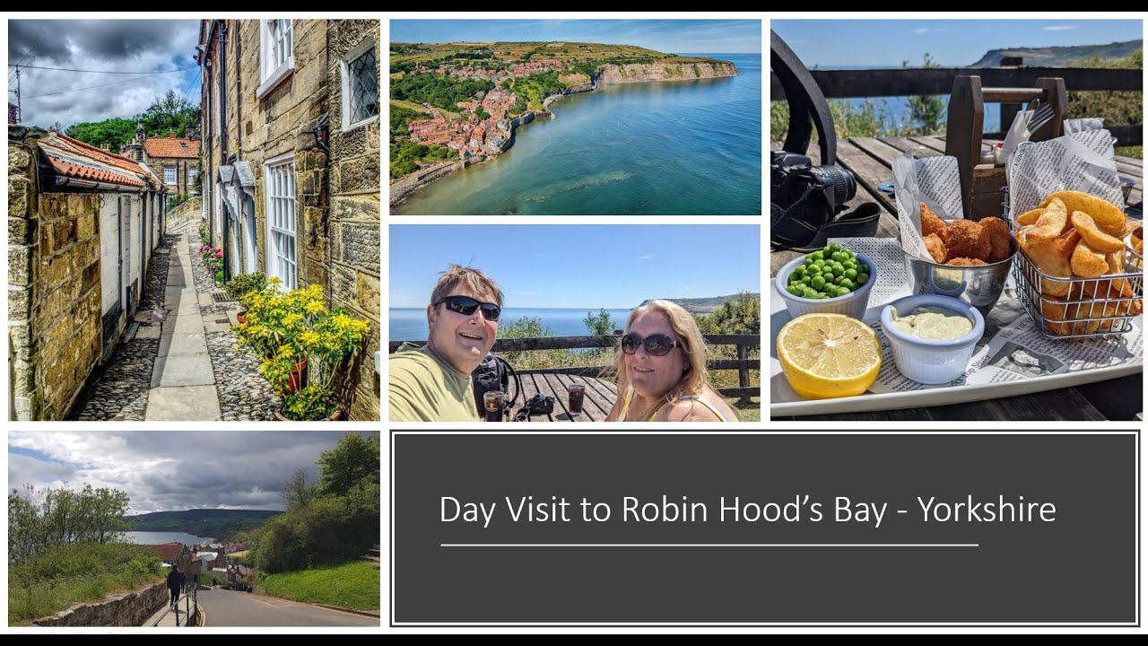 A day trip to Robin Hood's Bay with some 4K Drone video