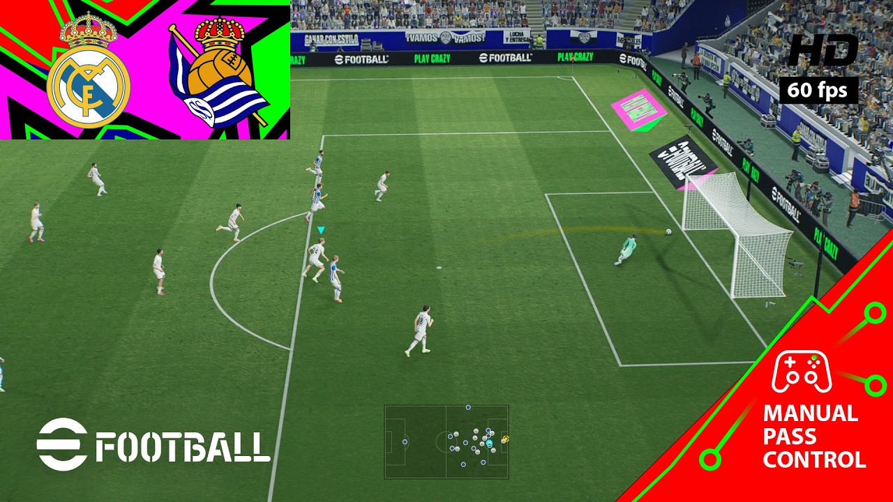 Real Madrid - Real Sociedad LaLiga Spain | PC [HD60] Game Simalating