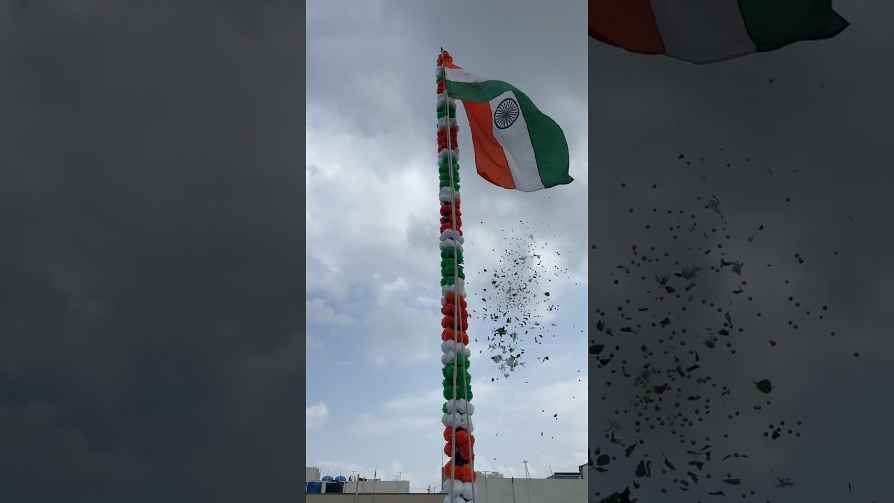 Flag Hoisting | Happy Independence Day #independenceday #india
