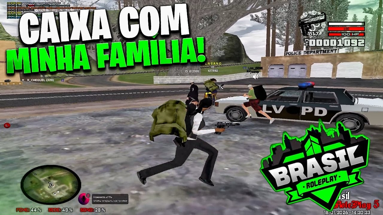 🚨 MUITA AÇÃO COM A MINHA FAMÍLIA NO ( BRASIL ROLEPLAY )