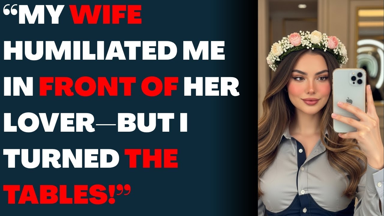 “My Wife Humiliated Me in Front of Her Lover—But I Turned the Tables!”