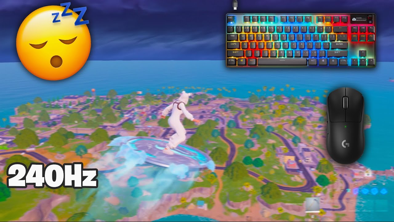 SteelSeries Apex Pro TKL ASMR | Solo Reload Gameplay | Satisfying M&K Fortnite | 240FPS