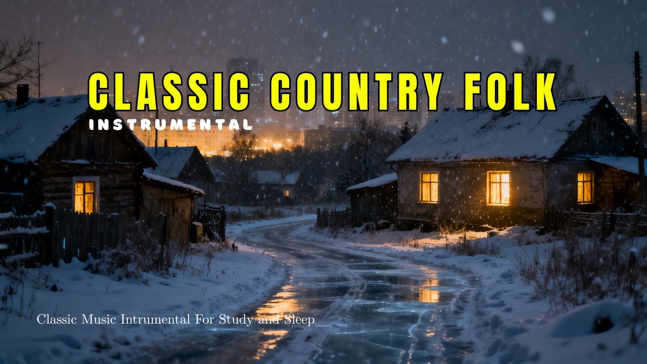Classic Country Instrumental – Relaxing Music For Peaceful Moment - Midnight Country Red | Mozart 2