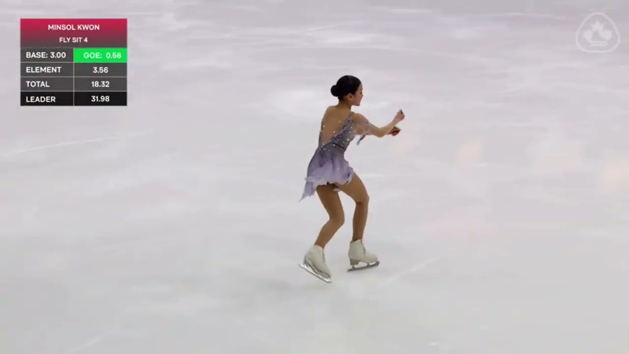 2026 Canadian National Figure Skating Championships. Senior women SD. Minsol Kwon