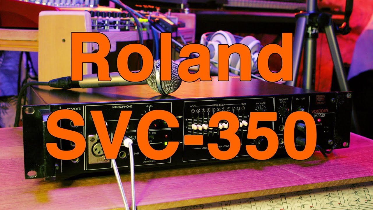 Roland Vocoder SVC 350 - Sound test