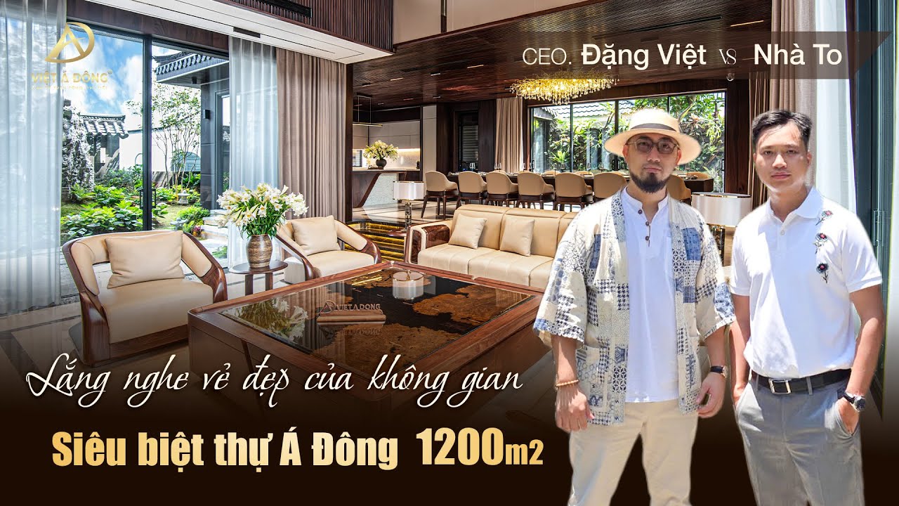 Nội Thất Biệt Thự Gỗ Óc Chó | Thăng hoa trong từng không gian sống [Việt Á Đông & Nhà To]