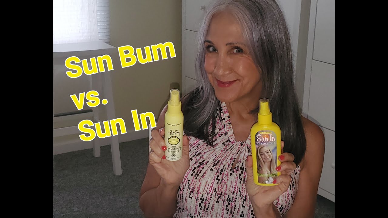 Sun Bum vs. Sun In on Colored Grey Hair | KimTownselYouTube