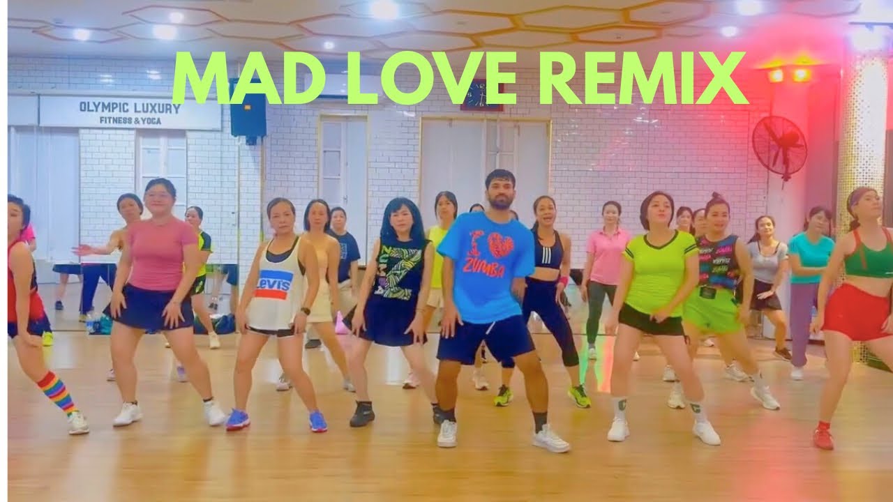 Mad Love – Glow In The Dark Remix | Zumba Dance Workout 💃🔥#dancefitness #madlove #remix 