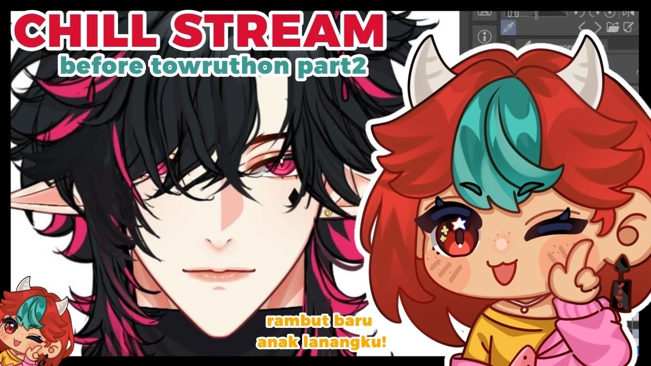 [ drawing stream ] chiil stream dulu ga sih #Suikatoru