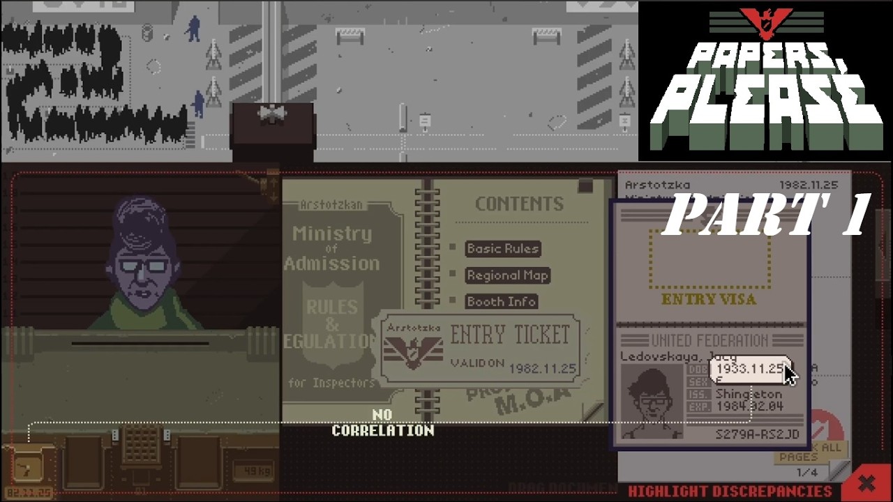 Papers, Please - part one!