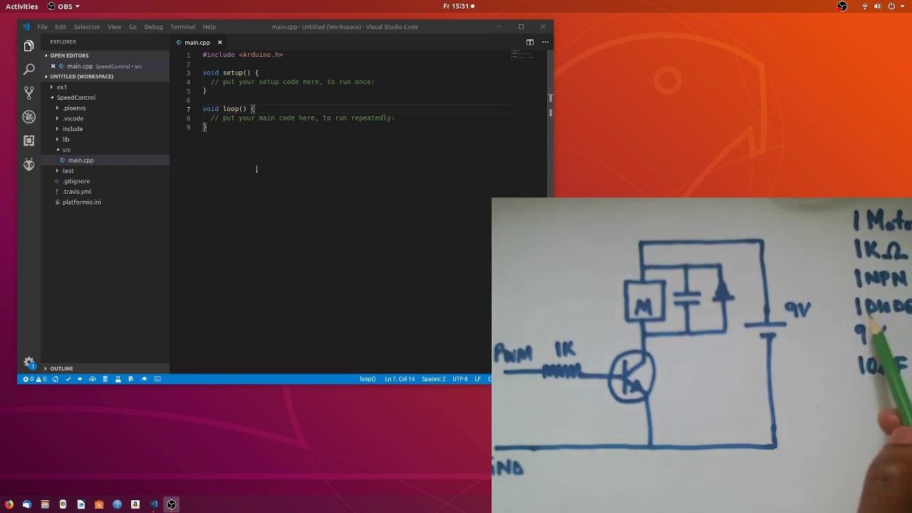Arduino DC Motor Speed Control