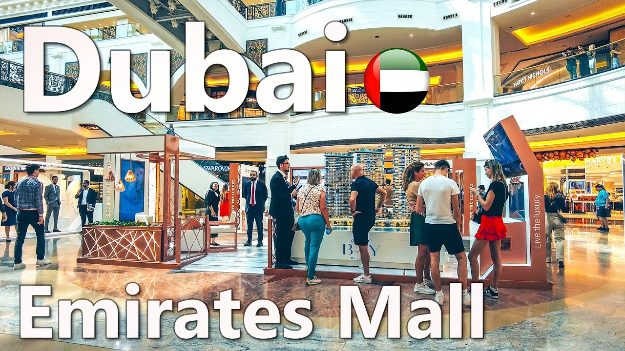Dubai Emirates Mall Walking Tour 4K🇦🇪