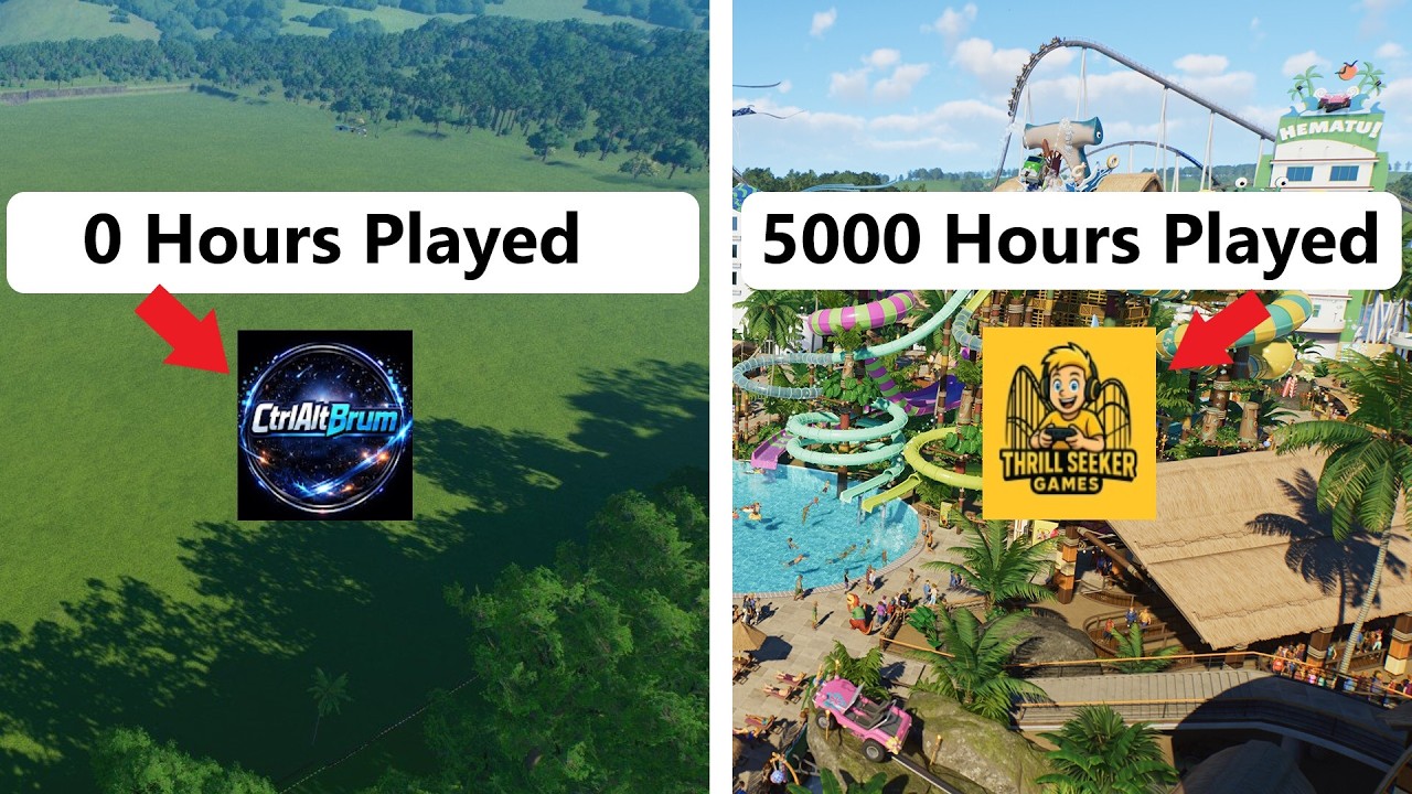 Planet Coaster 2 Forever World With  A Pro - With Thrill Seeker Games