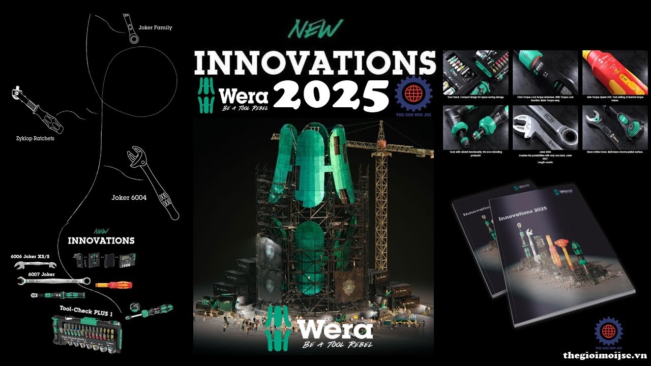 Wera Innovations 2025:Tool-Check | Joker 6006 | Tools Ratchet | Click-Torque Lock | THE GIOI MOI JSC
