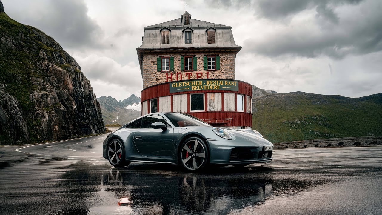 Porsche 911 Carrera S &ndash; Furkapass Mountain Drive | 4K Cinematic