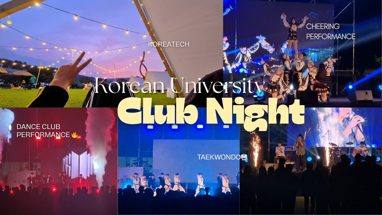 Korean Uni Club Fest ✨️ While Managing Classes 📝| Real Student Life✏️📖