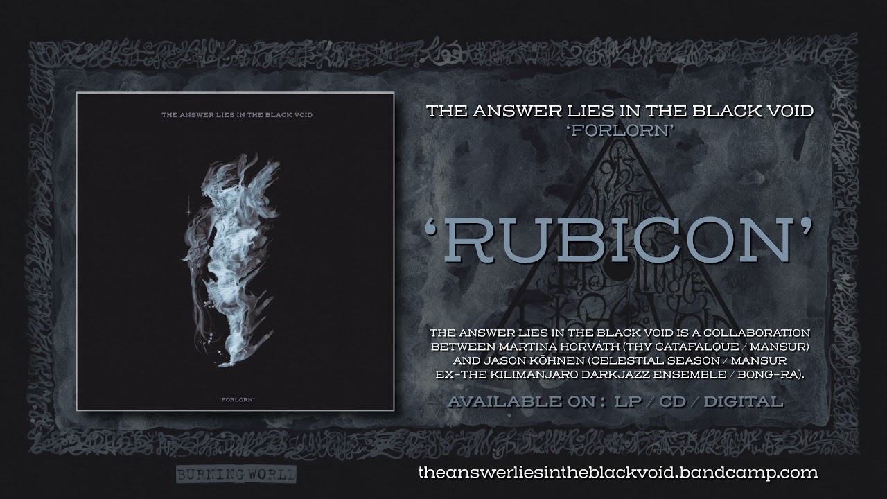 THE ANSWER LIES IN THE BLACK VOID 'Forlorn'