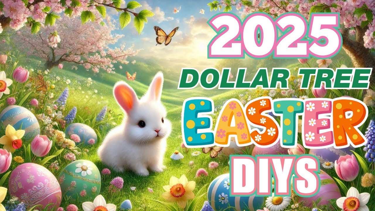 🐰 Crafty Easter 2025 🥕 15 Easter Dollar Tree DIYS I’ve Made This Year!